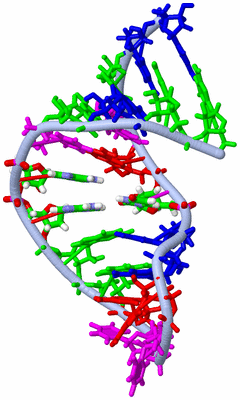 Image NMR Structure - model 1, sites