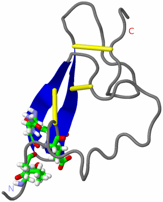 Image NMR Structure - model 1, sites