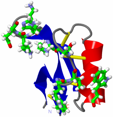 Image NMR Structure - model 1, sites