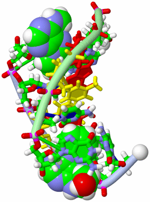 Image NMR Structure - model 1, sites