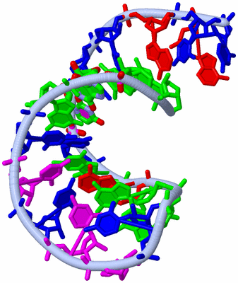 Image NMR Structure - model 1, sites