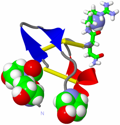 Image NMR Structure - model 1, sites