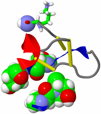 Image NMR Structure - model 1, sites