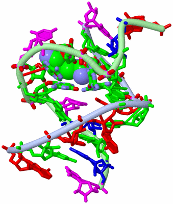 Image NMR Structure - model 1, sites