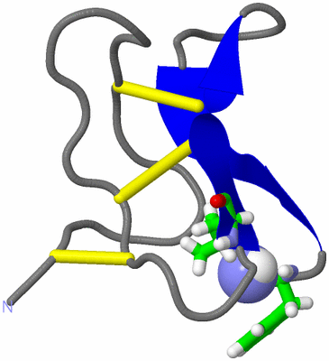 Image NMR Structure - model 1, sites