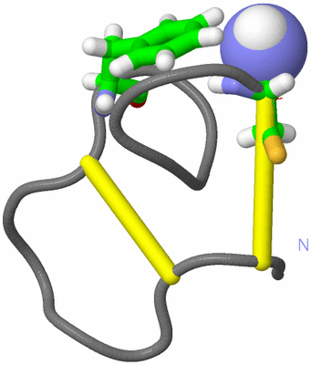 Image NMR Structure - model 1, sites