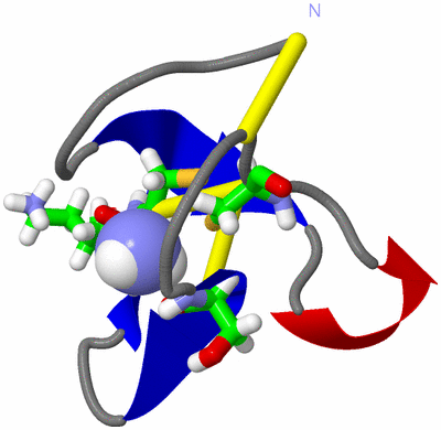 Image NMR Structure - model 1, sites