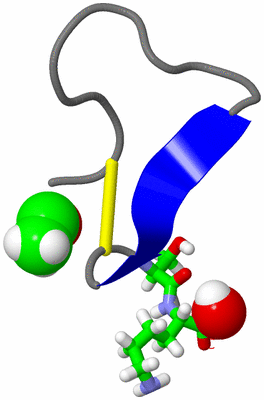 Image NMR Structure - model 1, sites