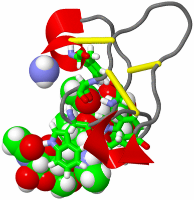 Image NMR Structure - model 1, sites