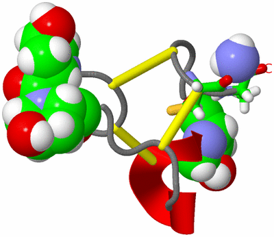 Image NMR Structure - model 1, sites