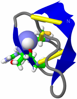 Image NMR Structure - model 1, sites