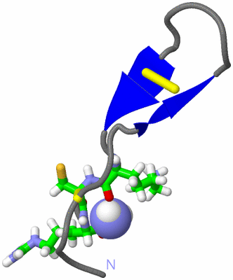 Image NMR Structure - model 1, sites