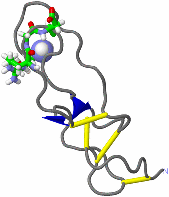 Image NMR Structure - model 1, sites