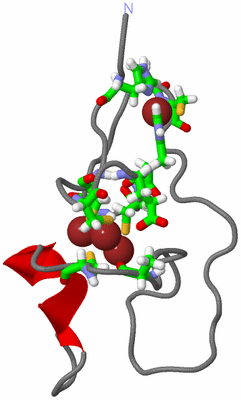 Image NMR Structure - model 1, sites