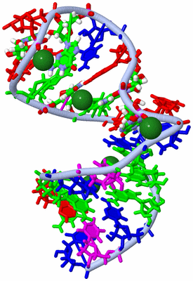 Image NMR Structure - model 1, sites