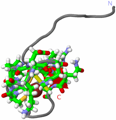 Image NMR Structure - model 1, sites