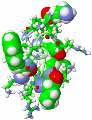 Image NMR Structure - model 1, sites