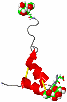 Image NMR Structure - model 1, sites