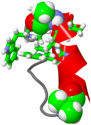 Image NMR Structure - model 1, sites